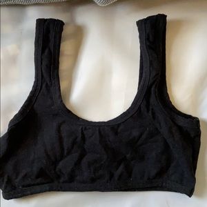 Shop Arq wide strap crop bra—large